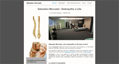 Desktop Screenshot of osteopathe-lille-centre.fr